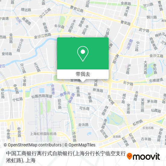 中国工商银行离行式自助银行(上海分行长宁临空支行淞虹路)地图