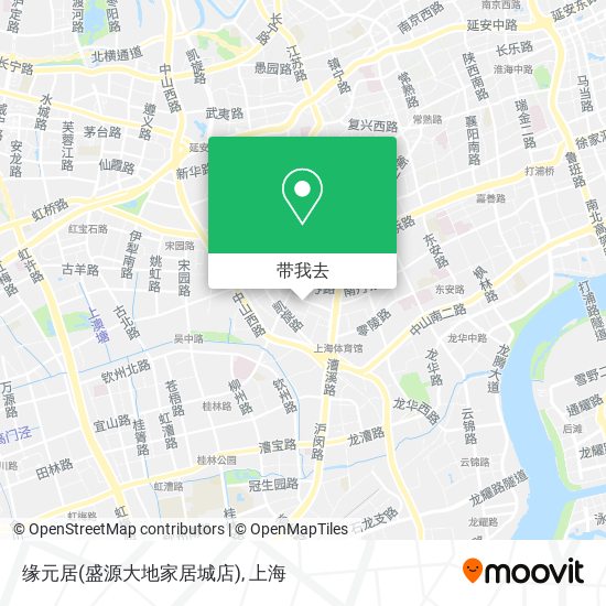 缘元居(盛源大地家居城店)地图