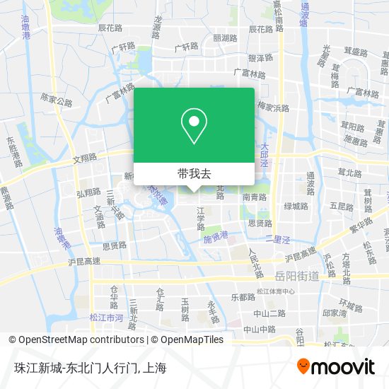 珠江新城-东北门人行门地图