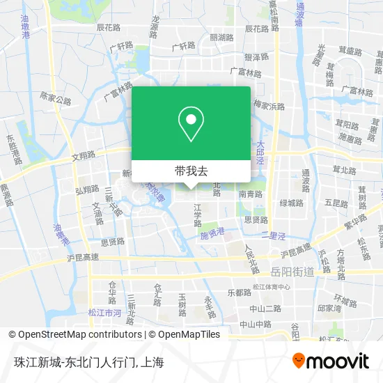 珠江新城-东北门人行门地图