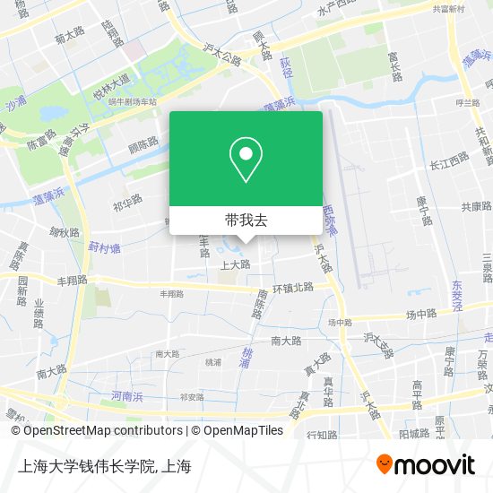 上海大学钱伟长学院地图