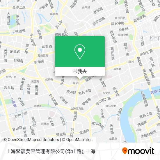 上海紫颖美容管理有限公司(华山路)地图