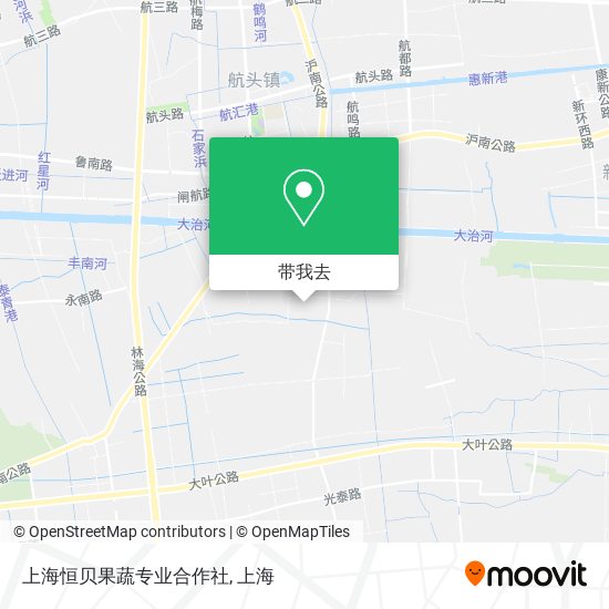 上海恒贝果蔬专业合作社地图