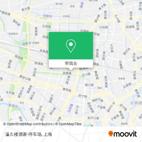 瀛久楼酒家-停车场地图