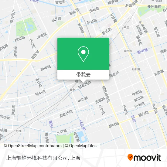 上海鹊静环境科技有限公司地图