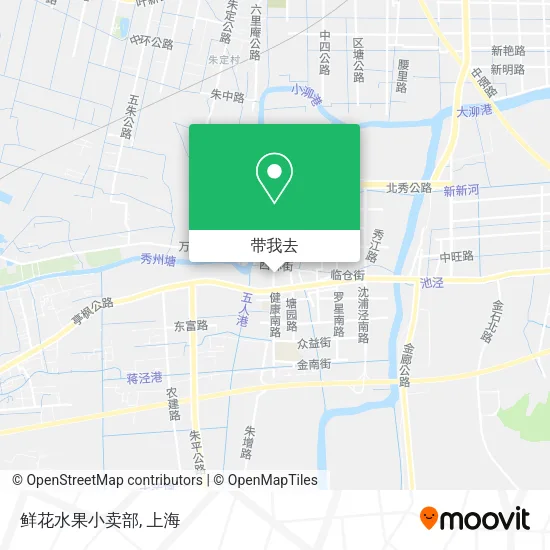 鲜花水果小卖部地图