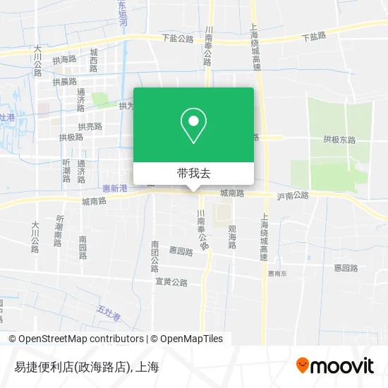 易捷便利店(政海路店)地图