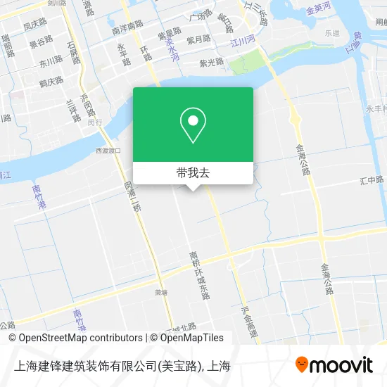 上海建锋建筑装饰有限公司(美宝路)地图
