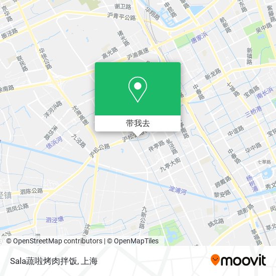 Sala蔬啦烤肉拌饭地图