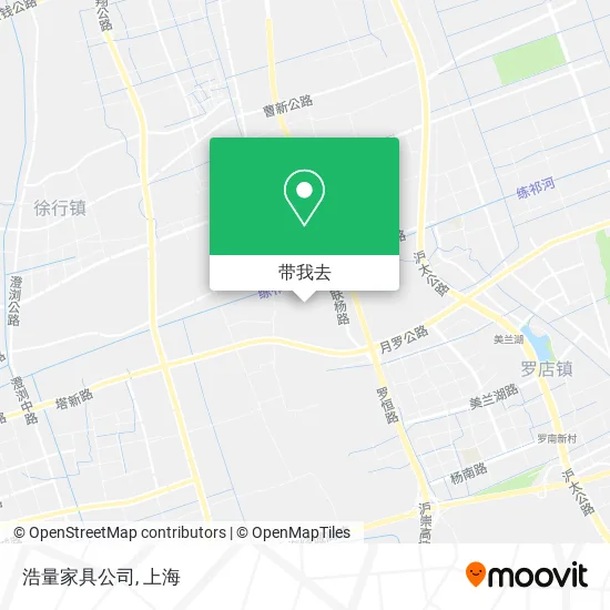 浩量家具公司地图