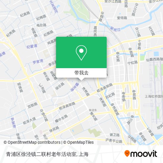青浦区徐泾镇二联村老年活动室地图
