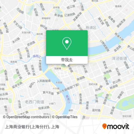 上海商业银行(上海分行)地图