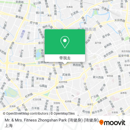 Mr. & Mrs. Fitness Zhongshan Park (琦健身) (琦健身)地图