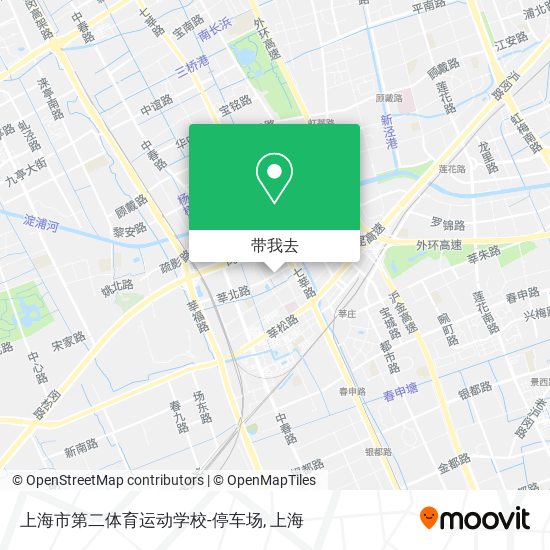 上海市第二体育运动学校-停车场地图