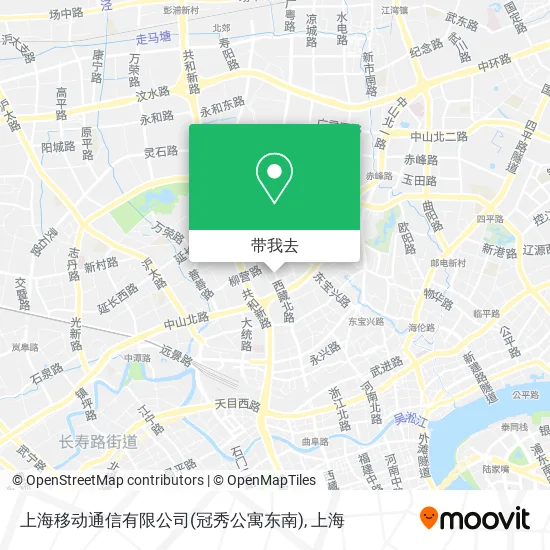 上海移动通信有限公司(冠秀公寓东南)地图