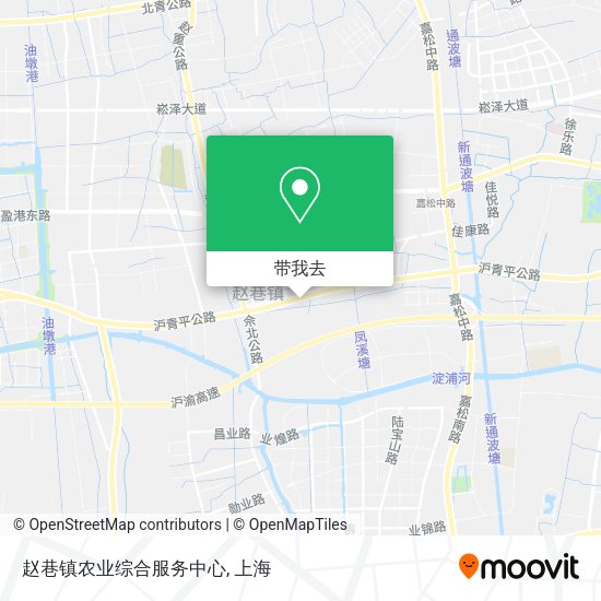 赵巷镇农业综合服务中心地图