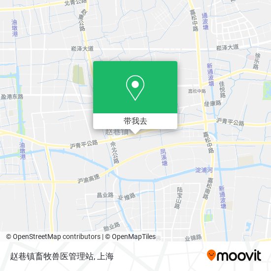 赵巷镇畜牧兽医管理站地图