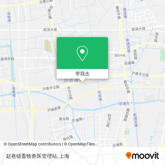 赵巷镇畜牧兽医管理站地图