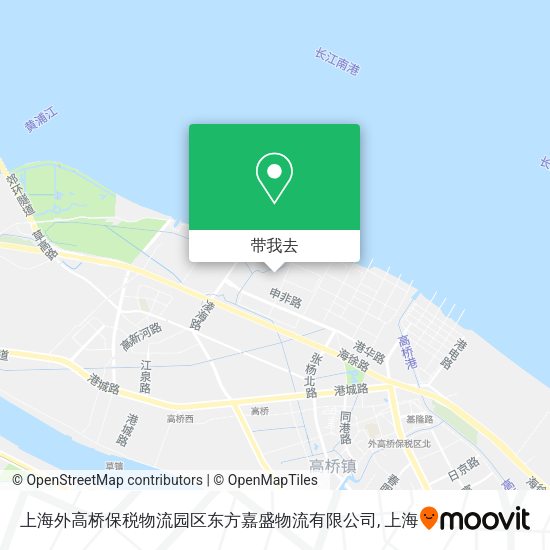 上海外高桥保税物流园区东方嘉盛物流有限公司地图