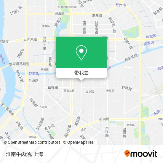 淮南牛肉汤地图