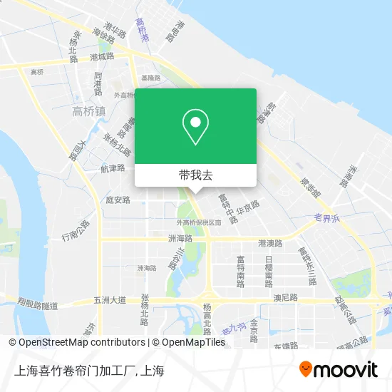 上海喜竹卷帘门加工厂地图