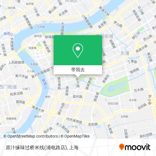 原汁缘味过桥米线(浦电路店)地图