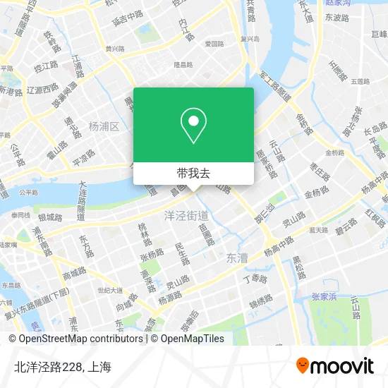 北洋泾路228地图