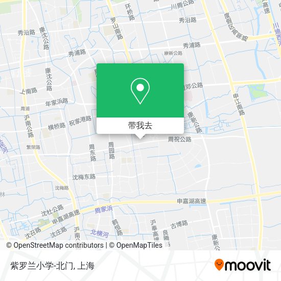 紫罗兰小学-北门地图