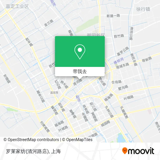 罗莱家纺(清河路店)地图