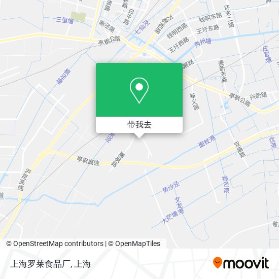 上海罗莱食品厂地图