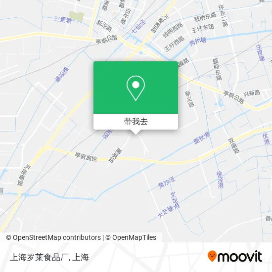 上海罗莱食品厂地图