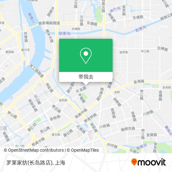 罗莱家纺(长岛路店)地图