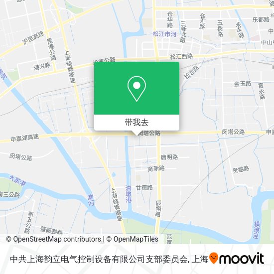 中共上海韵立电气控制设备有限公司支部委员会地图