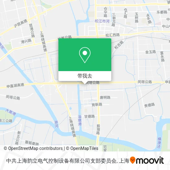 中共上海韵立电气控制设备有限公司支部委员会地图