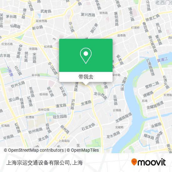 上海宗运交通设备有限公司地图