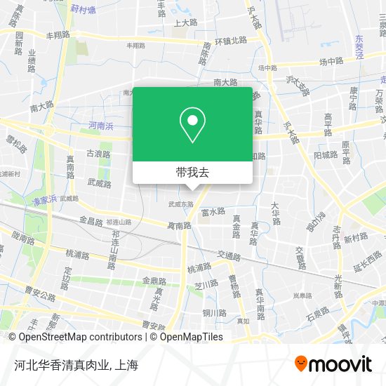 河北华香清真肉业地图