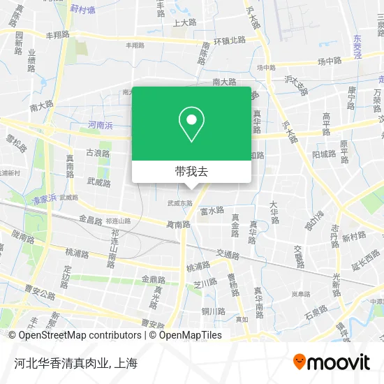 河北华香清真肉业地图