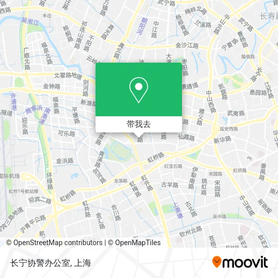 长宁协警办公室地图