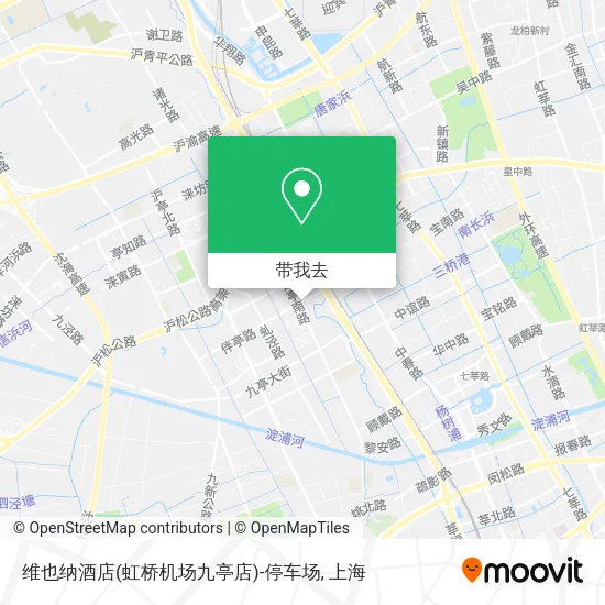 维也纳酒店(虹桥机场九亭店)-停车场地图