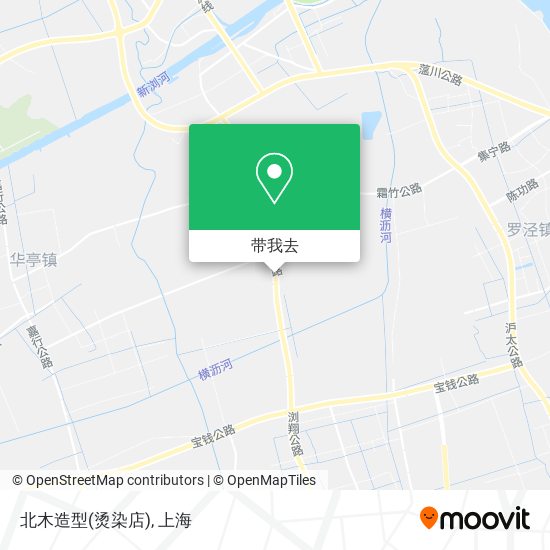 北木造型(烫染店)地图