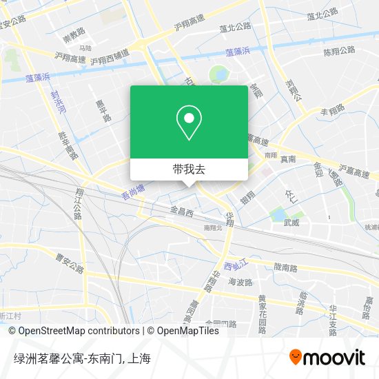 绿洲茗馨公寓-东南门地图