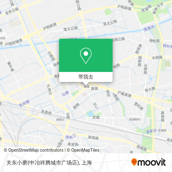 关东小磨(中冶祥腾城市广场店)地图