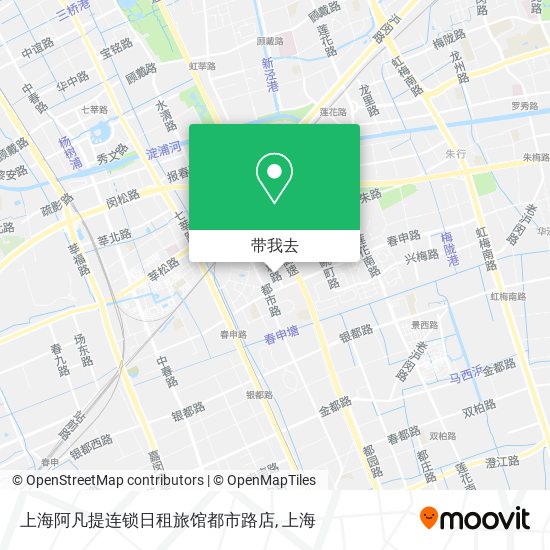 上海阿凡提连锁日租旅馆都市路店地图