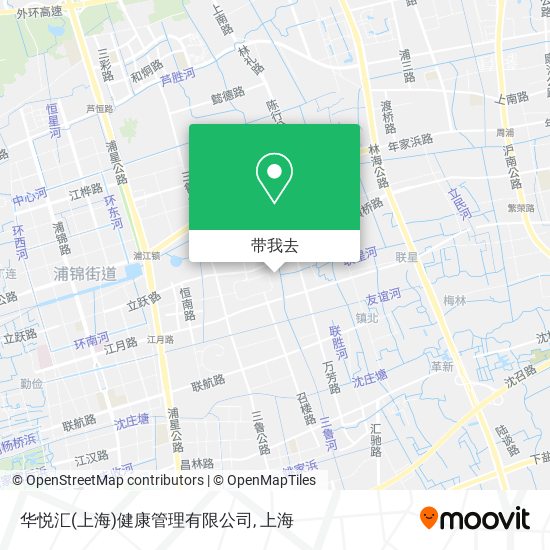 华悦汇(上海)健康管理有限公司地图