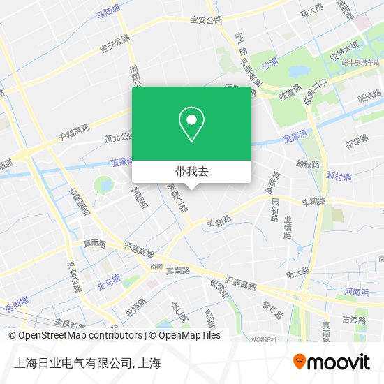上海日业电气有限公司地图