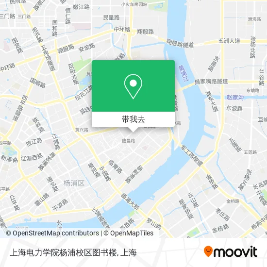 上海电力学院杨浦校区图书楼地图