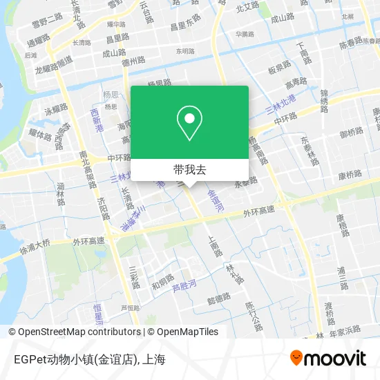 EGPet动物小镇(金谊店)地图