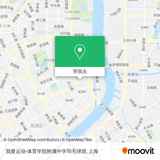 我要运动-体育学院附属中学羽毛球馆地图