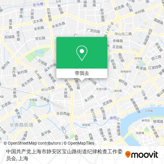 中国共产党上海市静安区宝山路街道纪律检查工作委员会地图