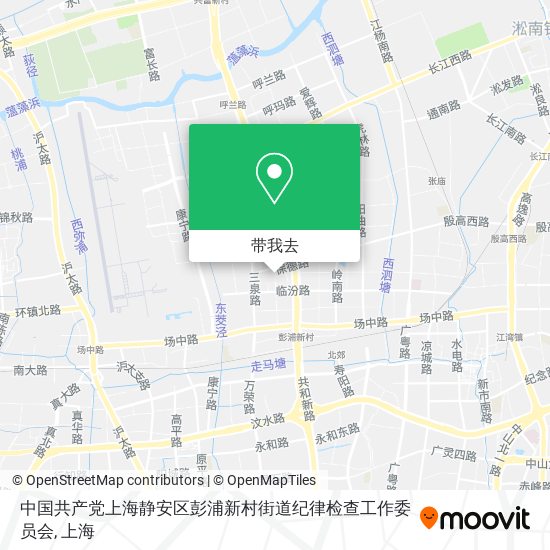 中国共产党上海静安区彭浦新村街道纪律检查工作委员会地图